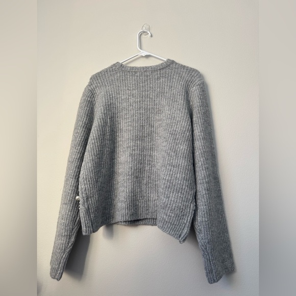 Rachel Roy Silver Gray Warm Pearl Sweater Size L NWT - Picture 7 of 9